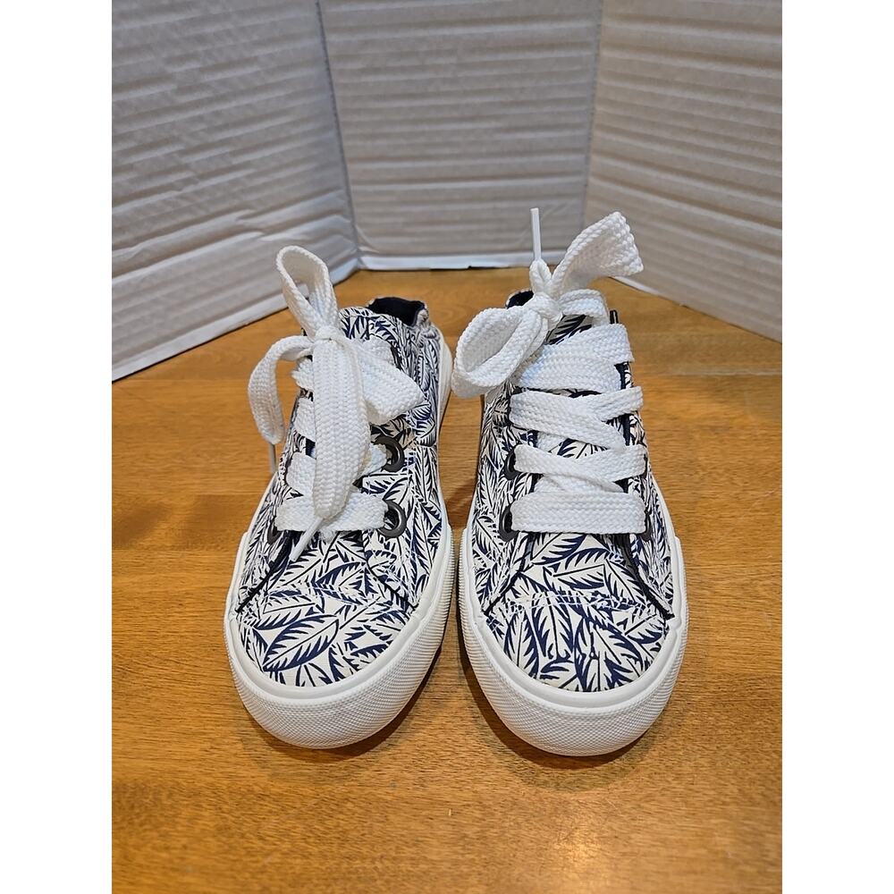 Rocket Dog Women's Size 7.5 Slip On Palm Tree Floral Beach Preppy Spring Summer - Picture 4 of 12